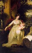 John Hoppner Lady Caroline Capel Holding her Daughter Harriet Germany oil painting reproduction